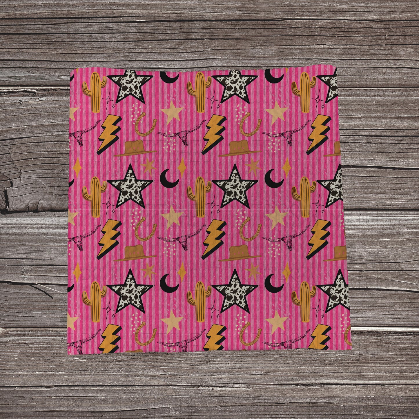 Pink Cowgirl Scatter | Fabric Strip | Bow Making | Headwrap | Scrunchies