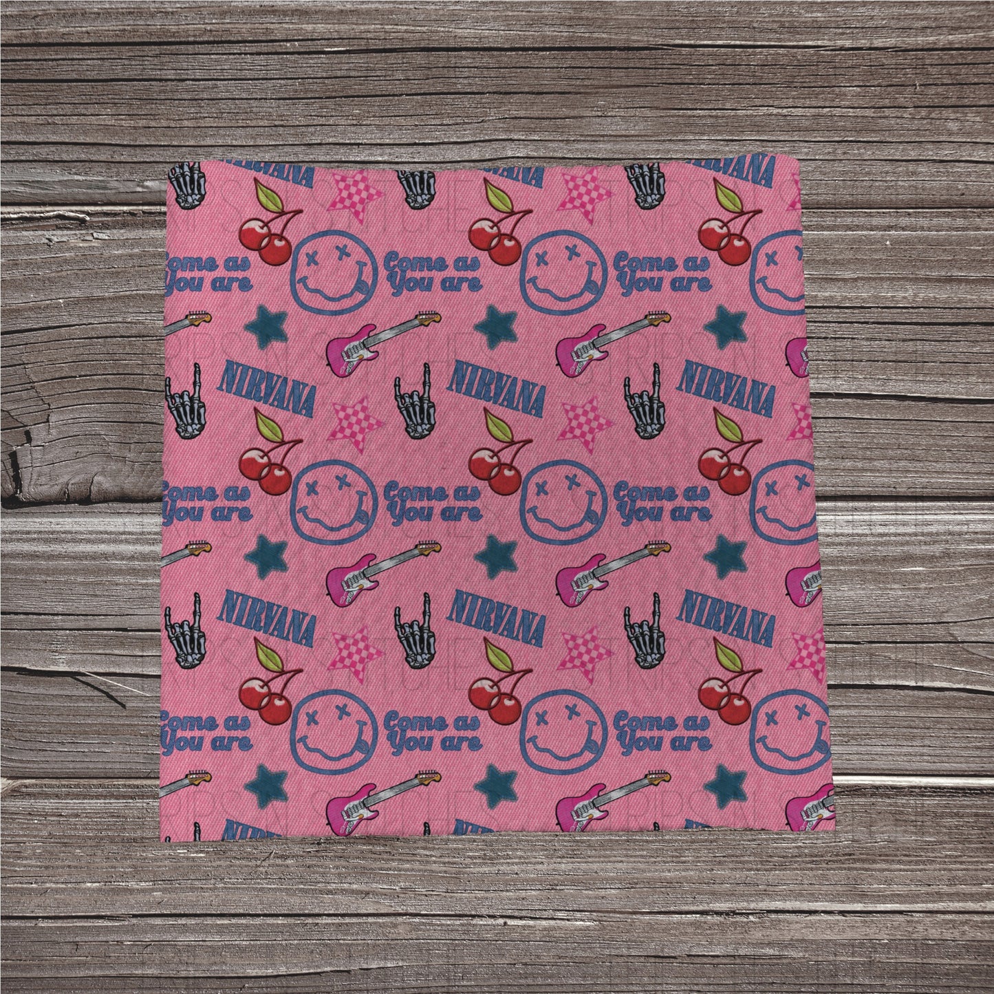 Pink Nirvana Scatter | Fabric Strip | Bow Making | Scrunchie | Headwrap