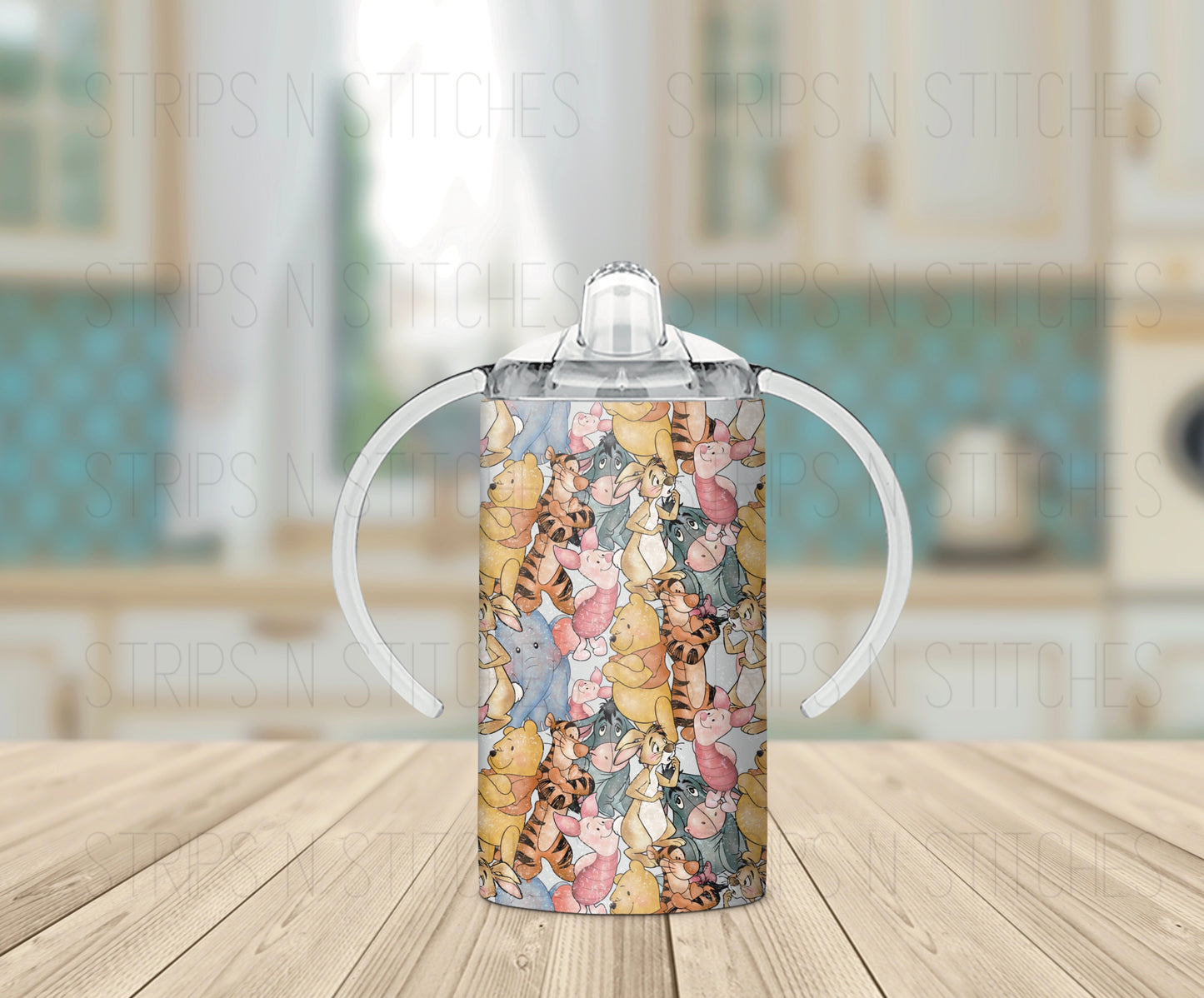 Pooh & Friends Stacked- Grow with Me Tumbler- 12oz- Two Lids