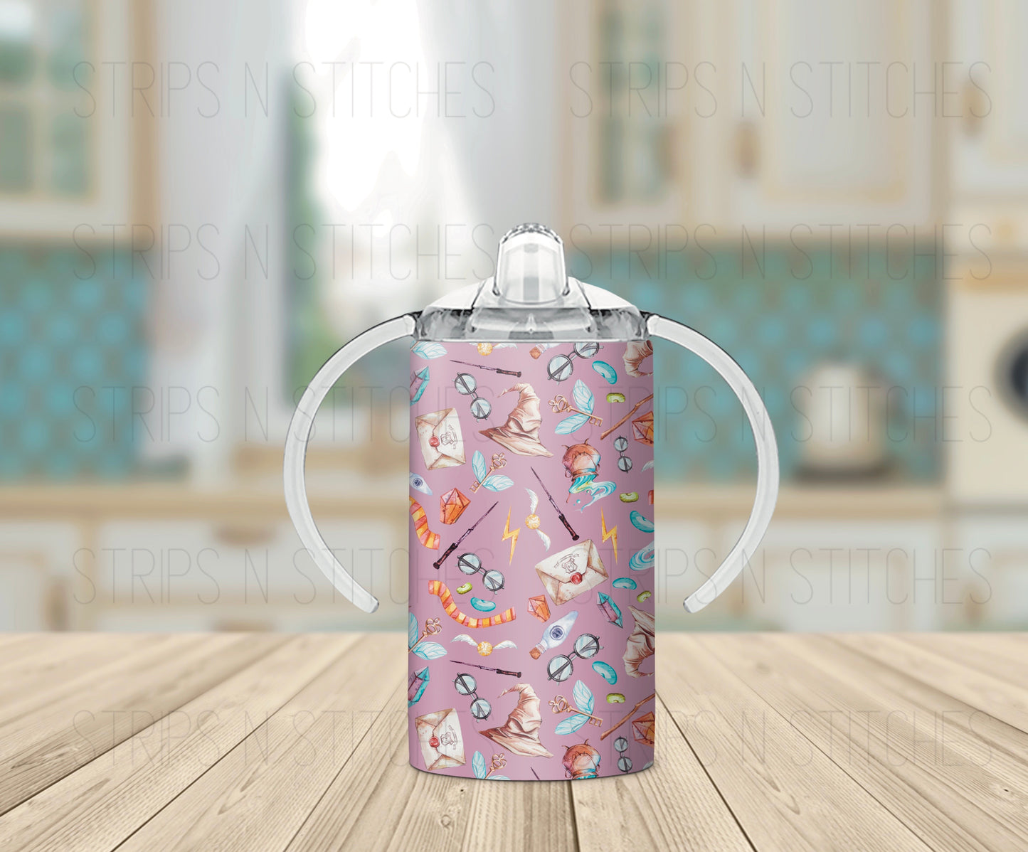 Purple Wizard- Grow with Me Tumbler- 12oz- Two Lids