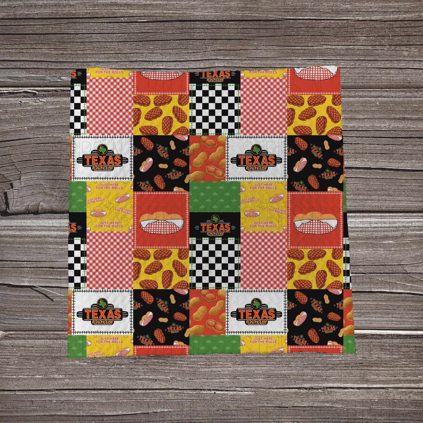 Roadhouse Patchwork | Fabric Strip | Bow Making | Headwrap | Scrunchies