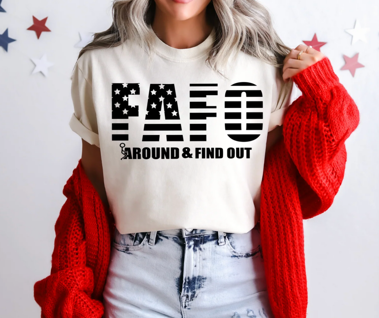 F Around & Find Out | Screen Print Transfer | Adult Size | Create Your Own Shirt