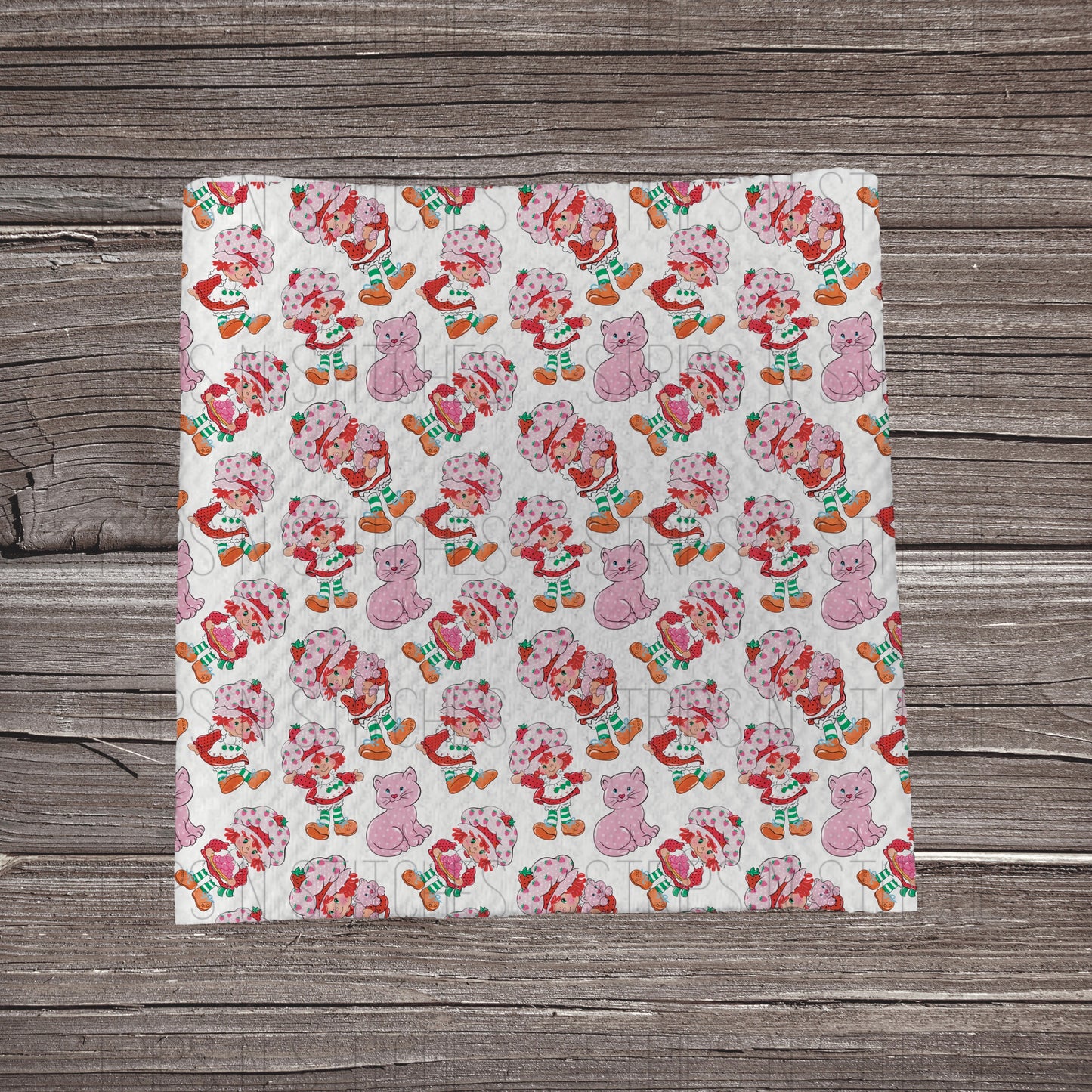 Shortcake Girl | Fabric Strip- Bow Making- Headwrap- Scrunchies