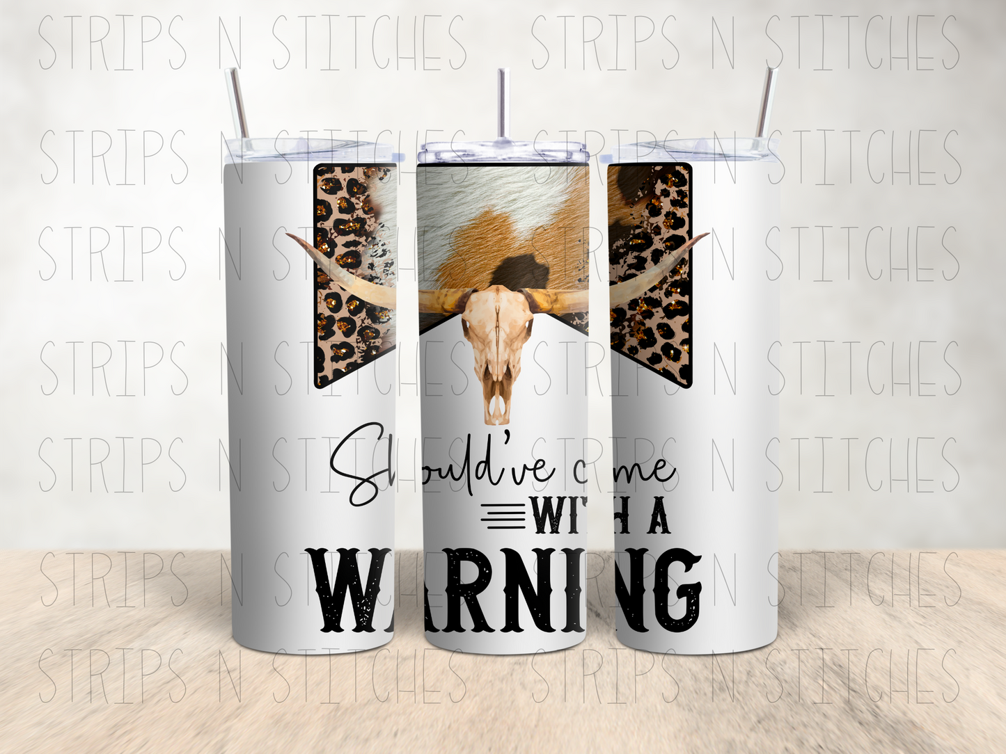 Should've come with a warning skull - 20 Oz Stainless Steel Tumbler with Lid & Straw