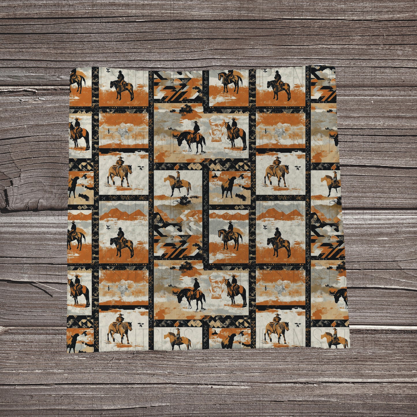 Stacked Cowboy | Bullet Fabric Strip | Bow Making | Scrunchie | Headwraps