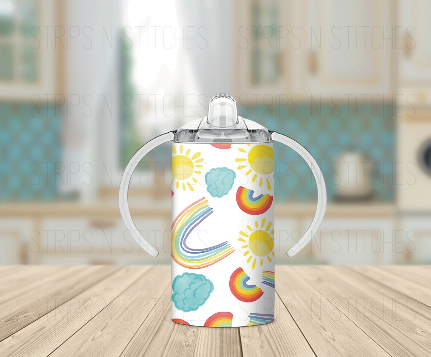 Sunshine & Rainbows - Grow with Me Tumbler- 12oz- Two Lids