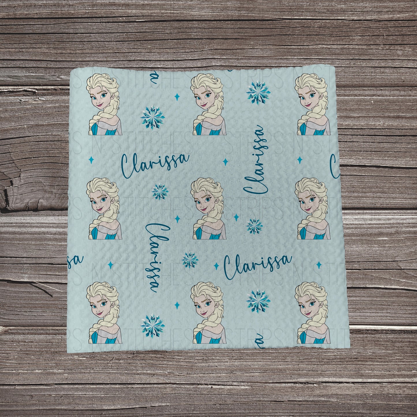 Ice Girl CUSTOM NAME *SHOP EXCLUSIVE* | Bullet Fabric Strip | Bow Making | Scrunchie | Headwraps
