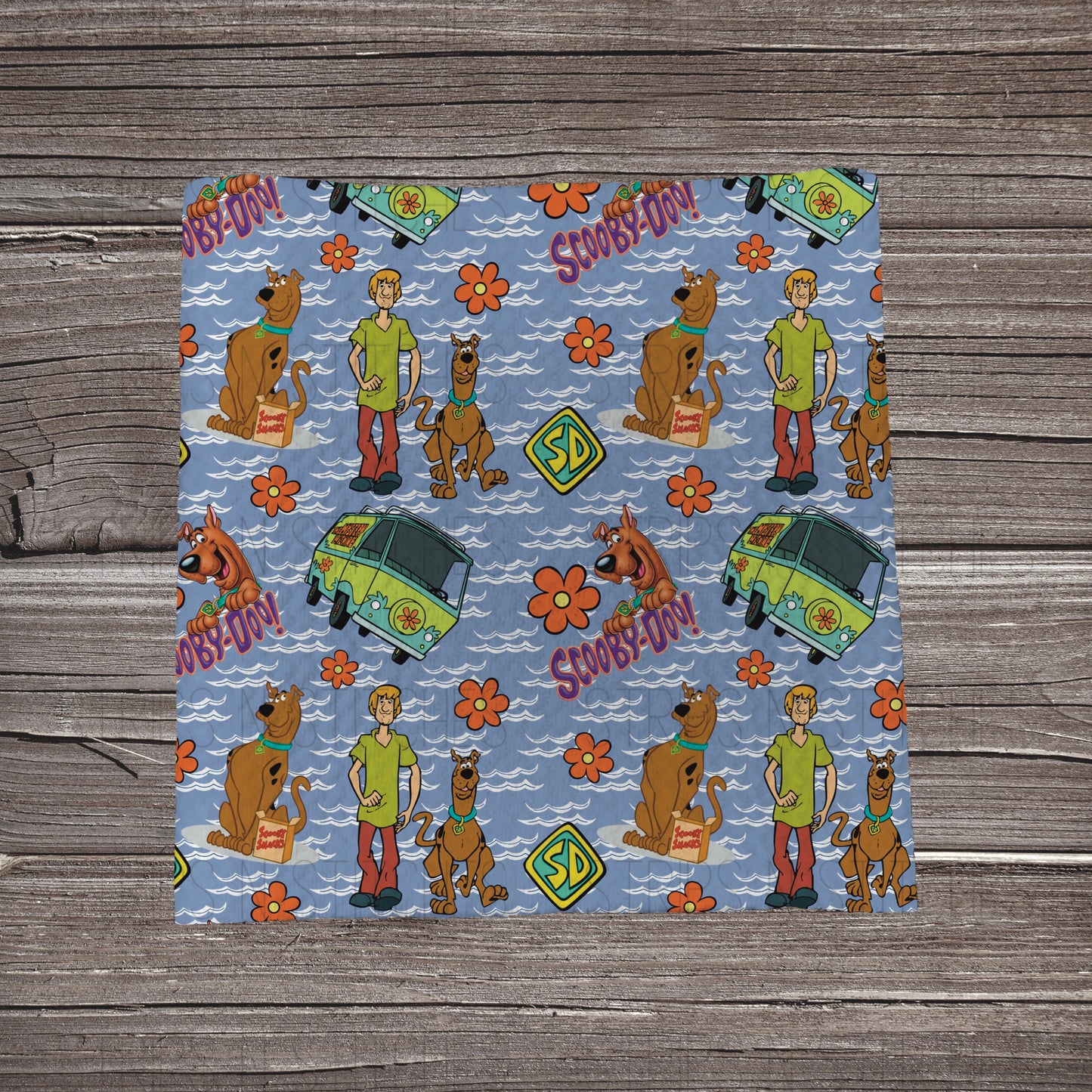 Great Dane & Gang Blue | Bullet Fabric Strip | Bow Making | Scrunchie | Headwraps