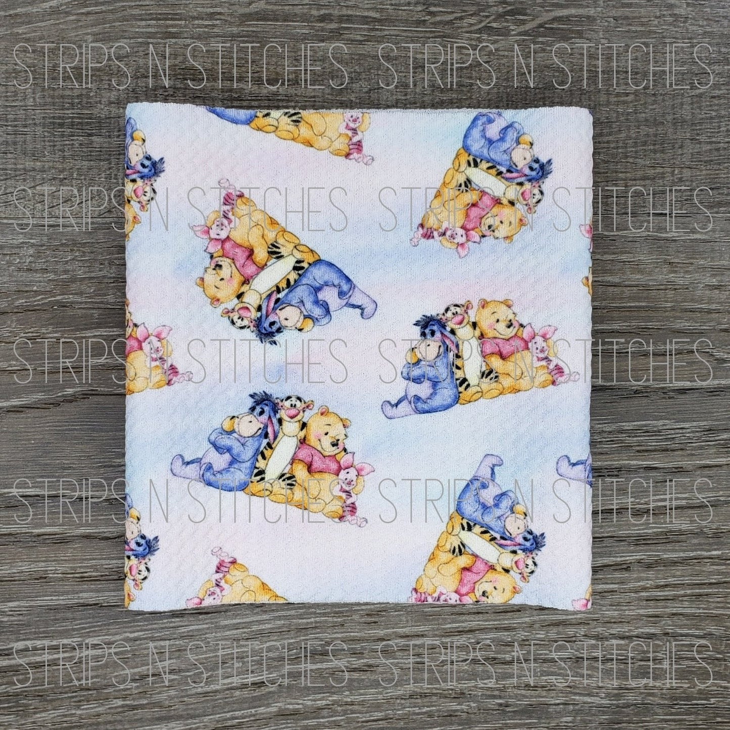 Rainbow Sweet Bear & Friends | Fabric Strip | Bow Making | Scrunchie |