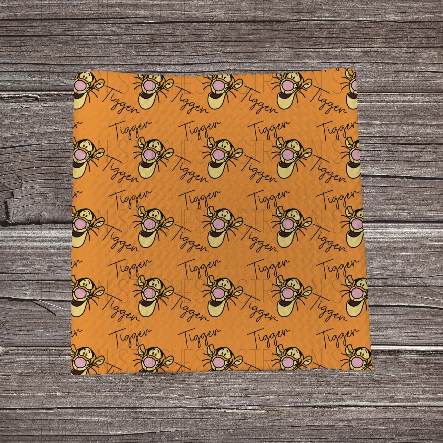Scatter Tiger with Text |Fabric Strips | Bow Making | Headwrap
