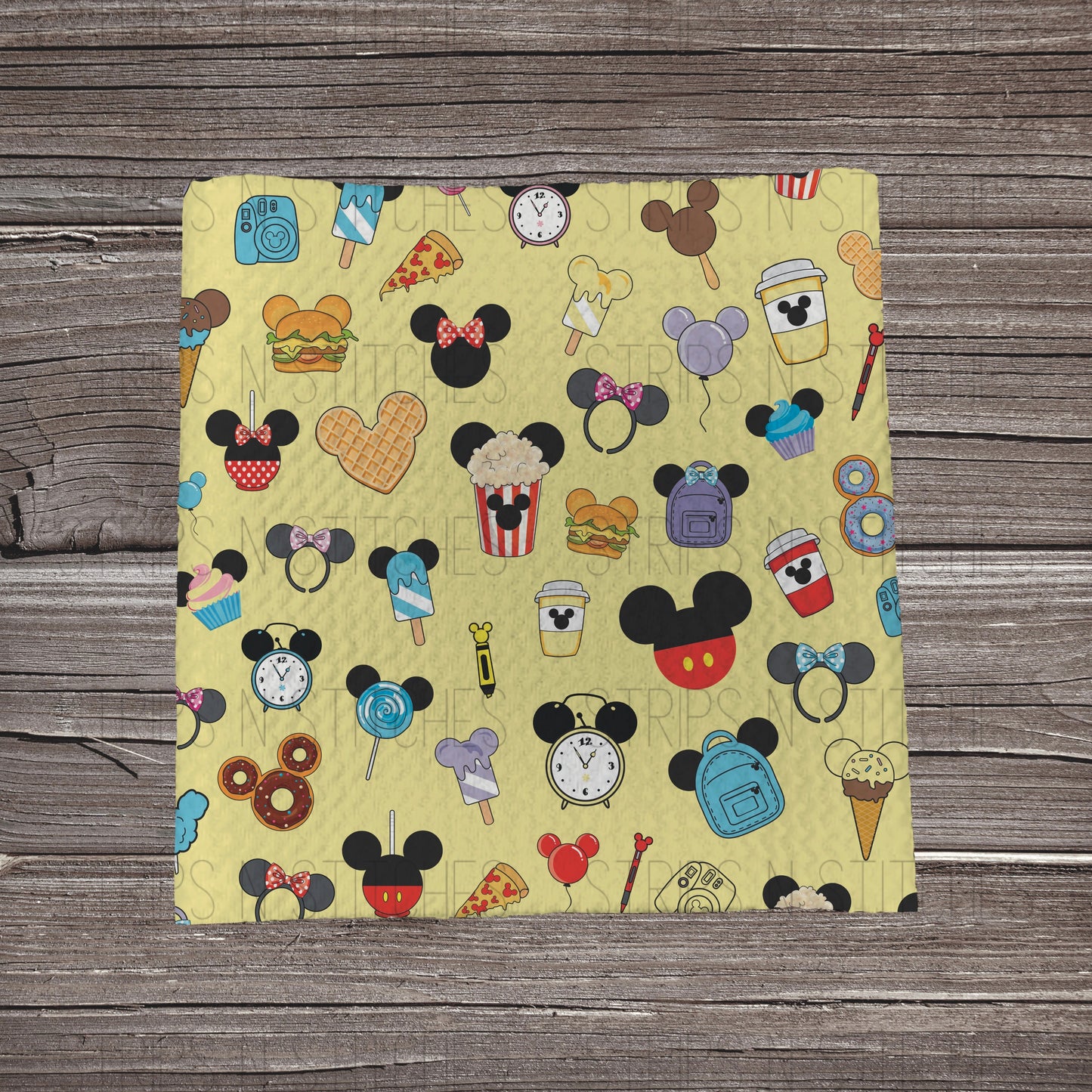 Magic Parks Snacks- Yellow | Bow Making | Headwrap | Scrunchies