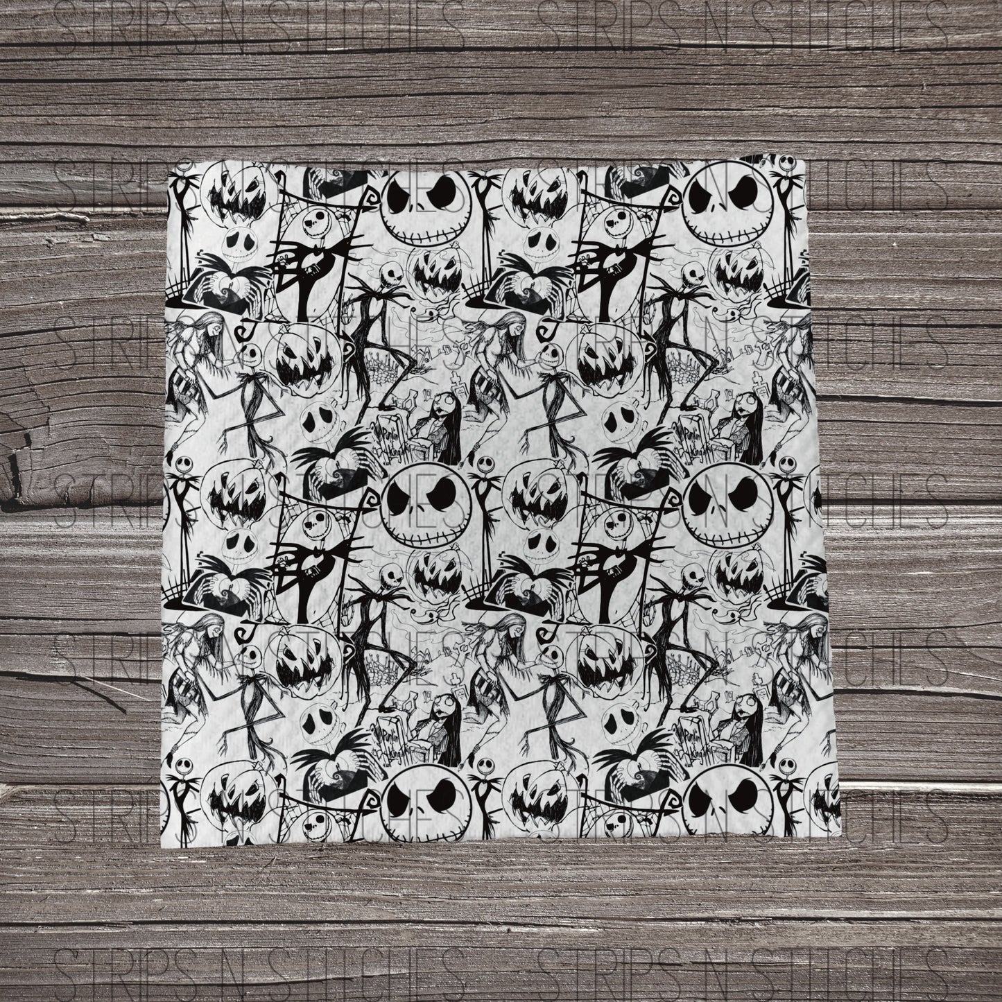 Skeleton - Fabric Strip- Bow Making- Headwrap- Scrunchies