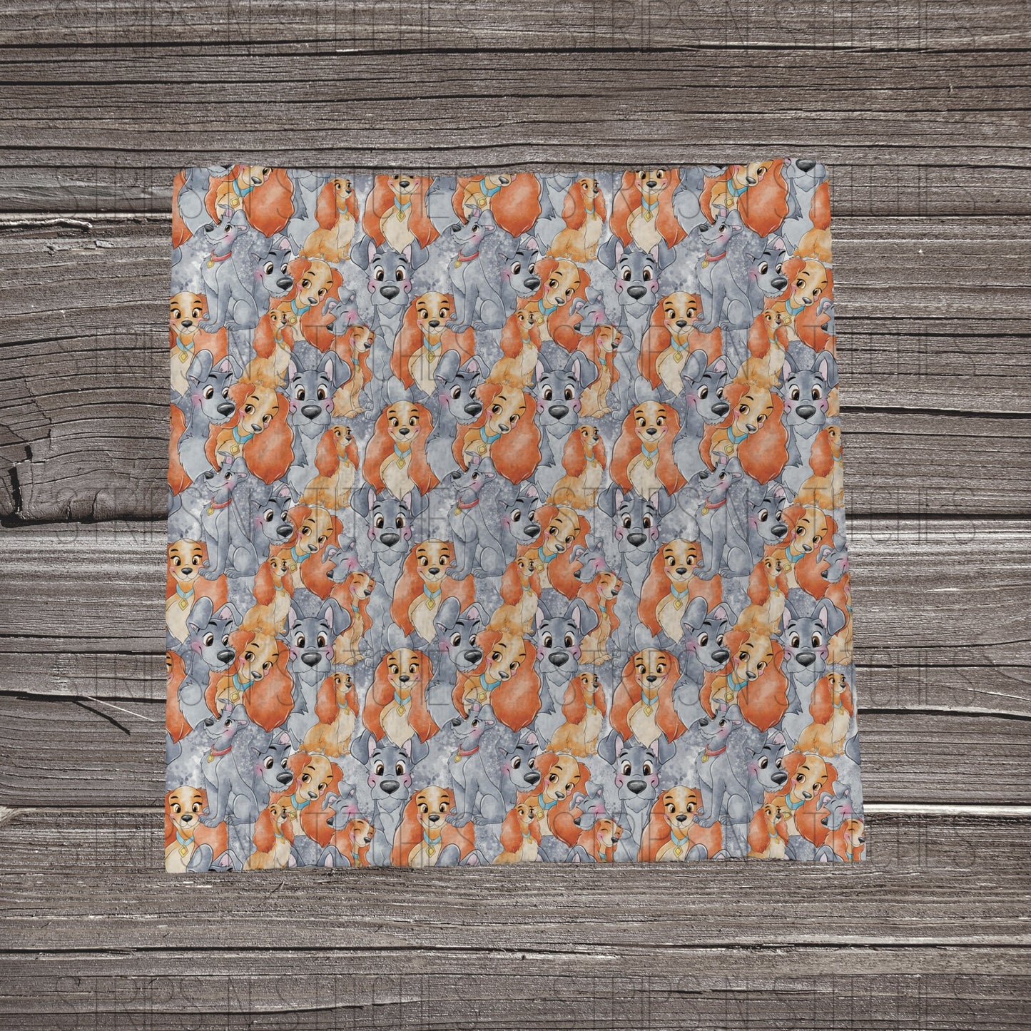 Dog Couple Mashup | Fabric Strips | Bow Making | Headwrap | Scrunchies