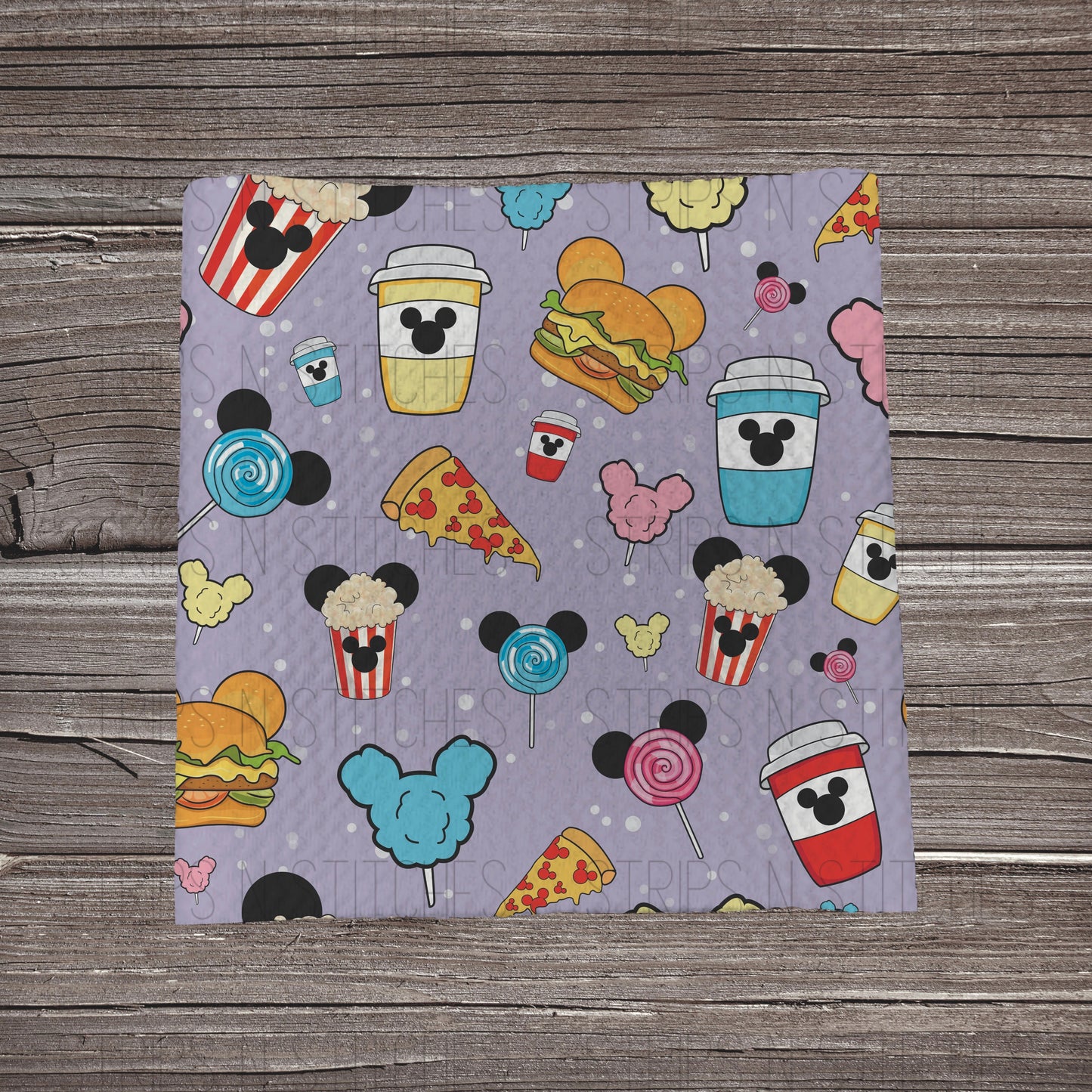 Magic Parks Snacks- Purple | Bow Making | Headwrap | Scrunchies