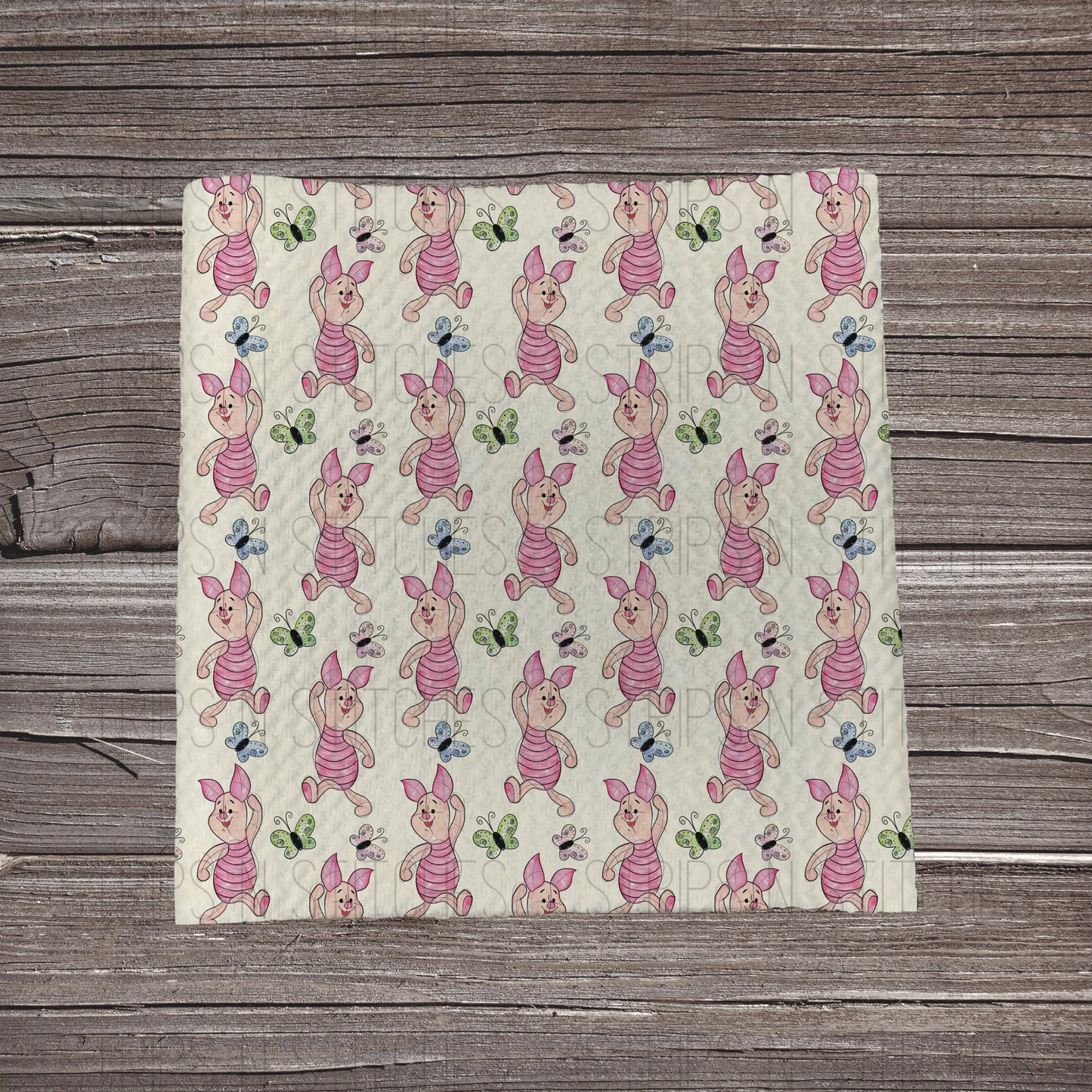 Pig & Butterflies | Fabric Strip- Bow Making | Headwraps | Scrunchies