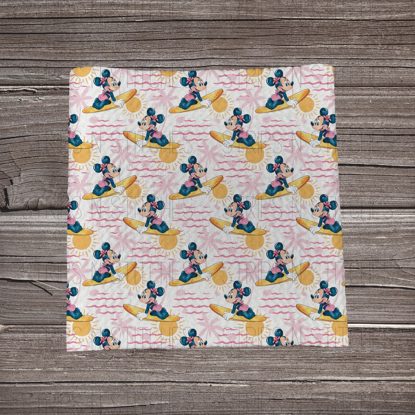 Surfing Girl MM | Fabric Strip- Bow Making- Headwrap- Scrunchies