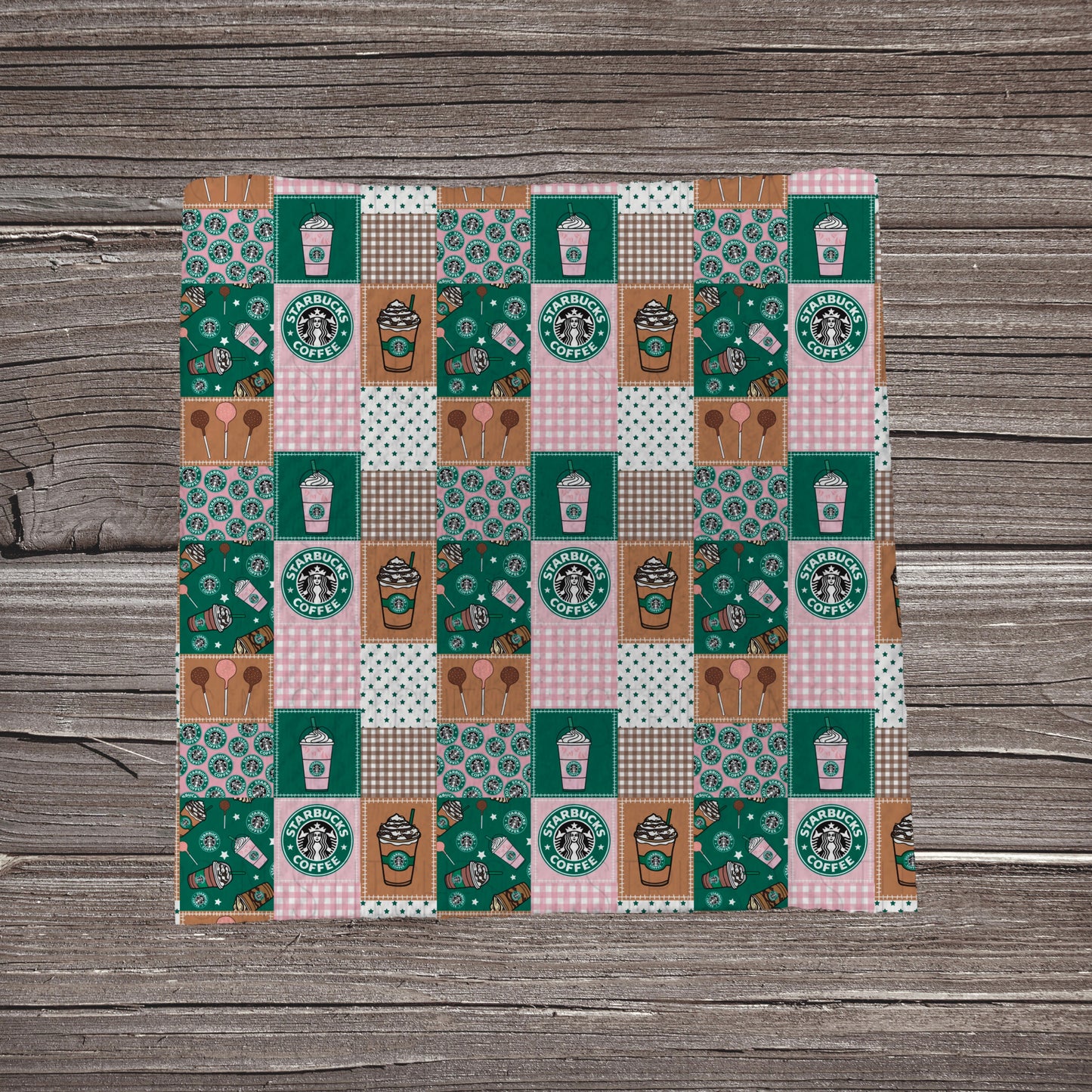 Morning Brew Patchwork | Bullet Fabric Strip | Bow Making | Scrunchie |