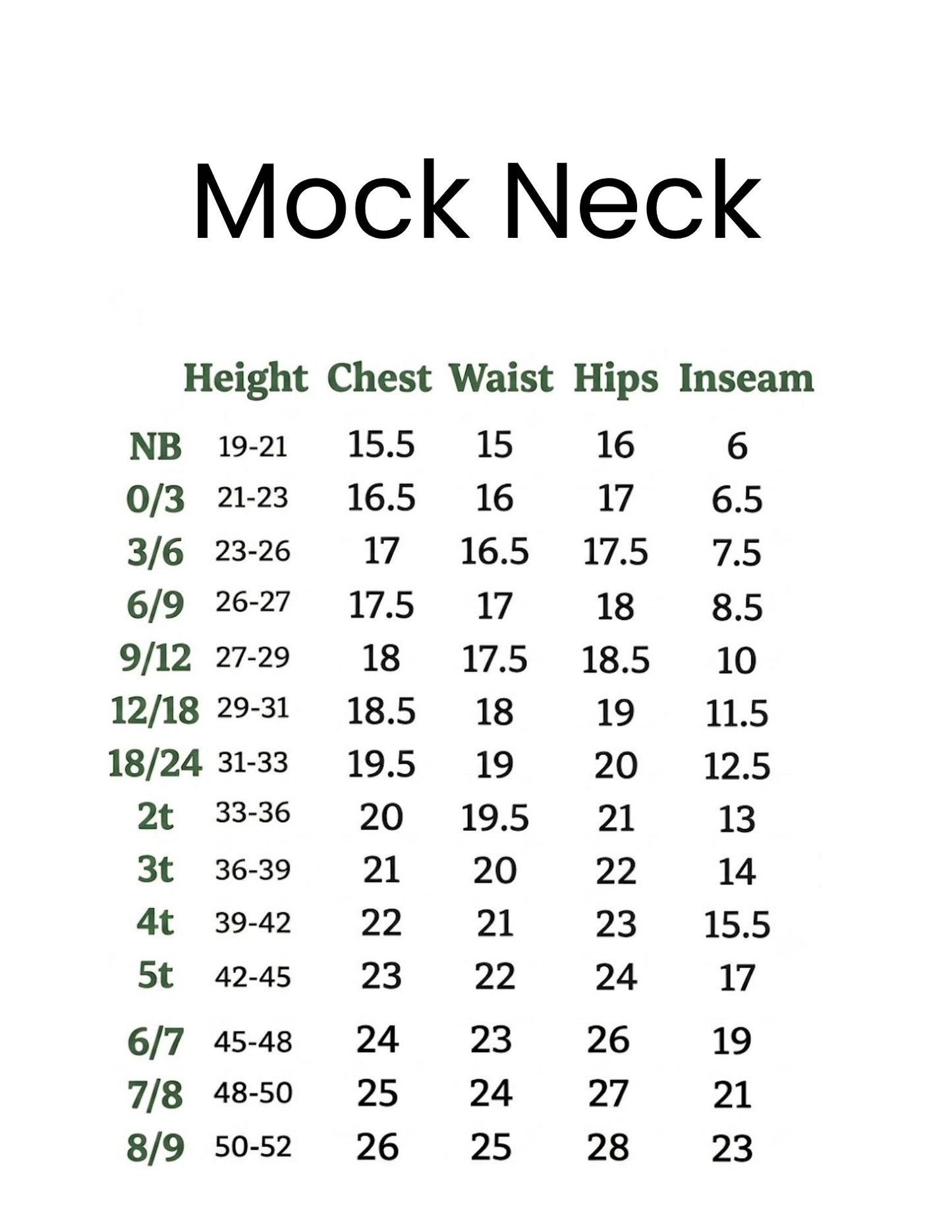 Ready to Sew Pre-Cut Long Sleeve Mock Neck Up to Size 8