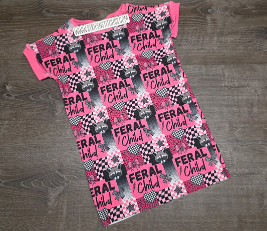 Ready to Sew Pre-Cut T-Shirt Dress