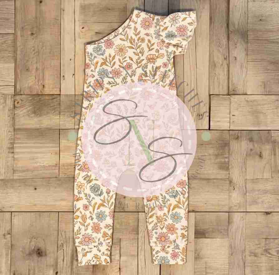**NEW** Ready to Sew Pre-Cut One Shoulder Tank Romper