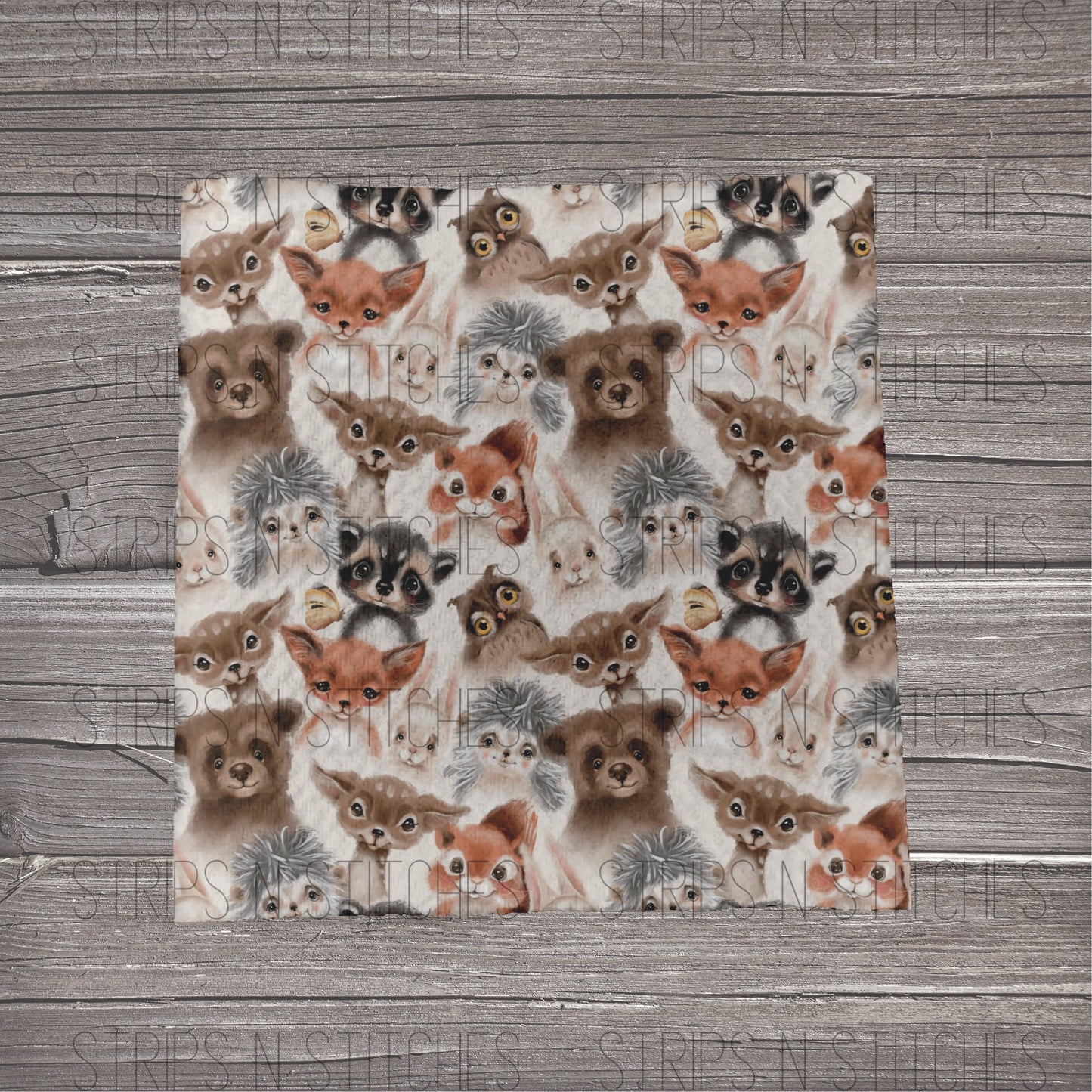 Fall Woodland Friends | Bullet Fabric Strip | Bow Making | Scrunchie |