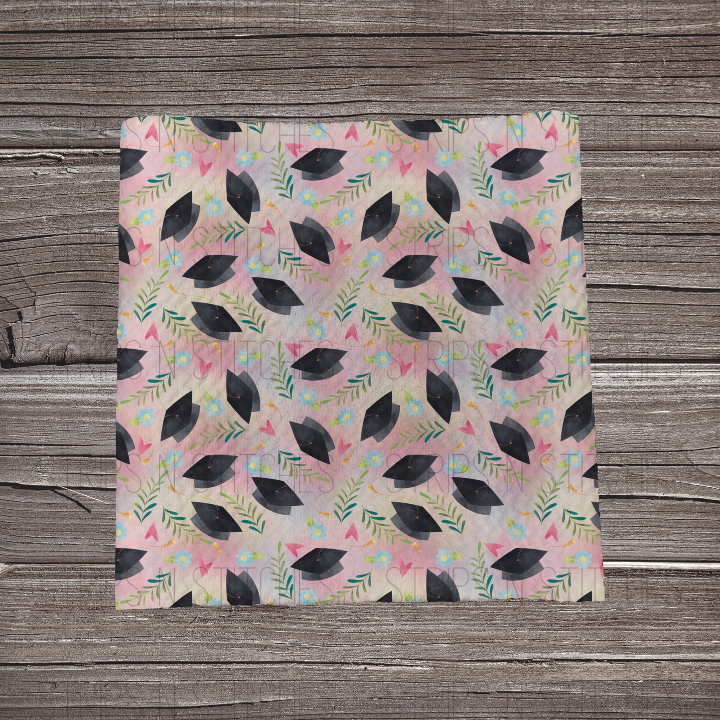 Graduation Caps Pink | Fabric Strip | Bow Making | Scrunchie |