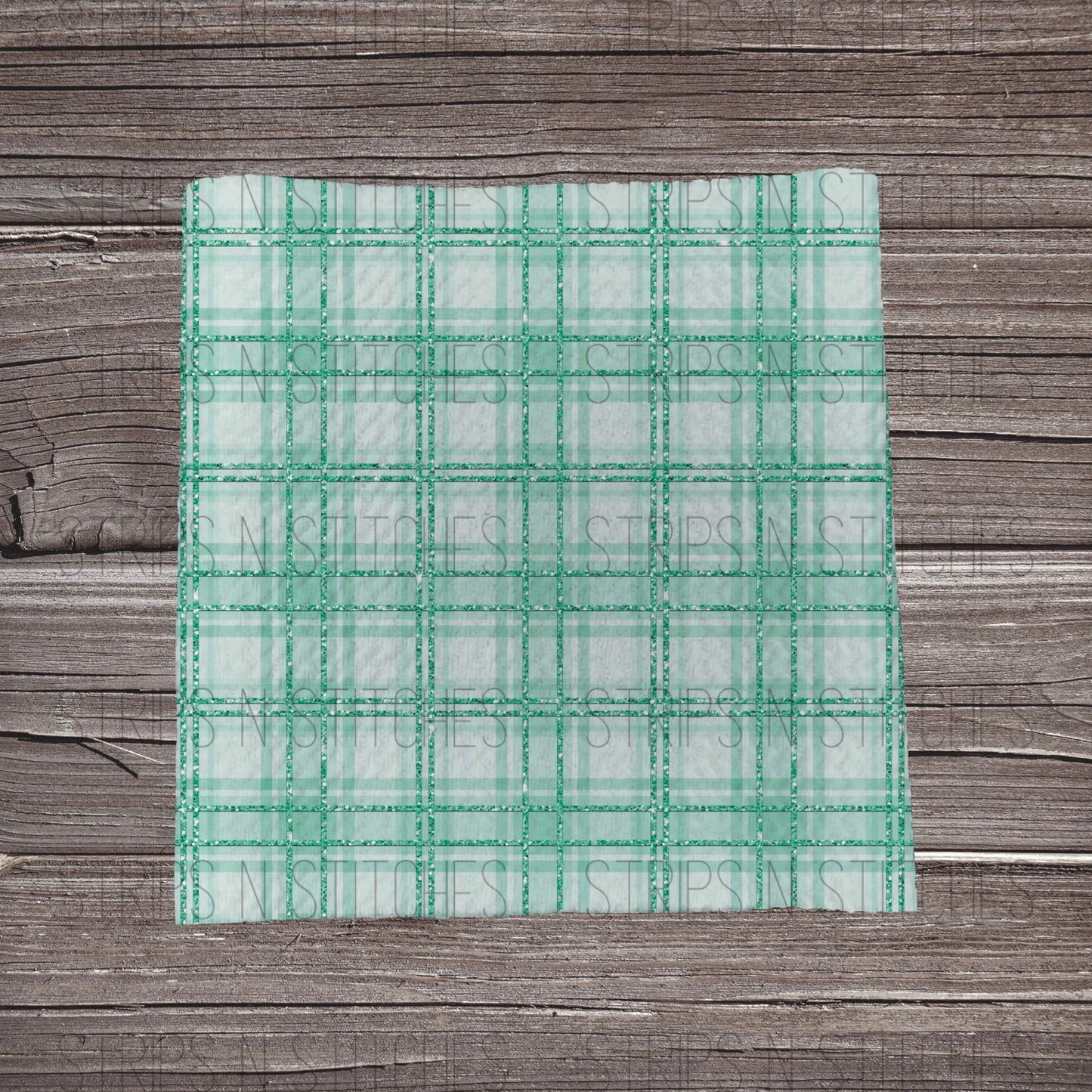Mint Plaid |Bow Making | Headwrap | Scrunchies