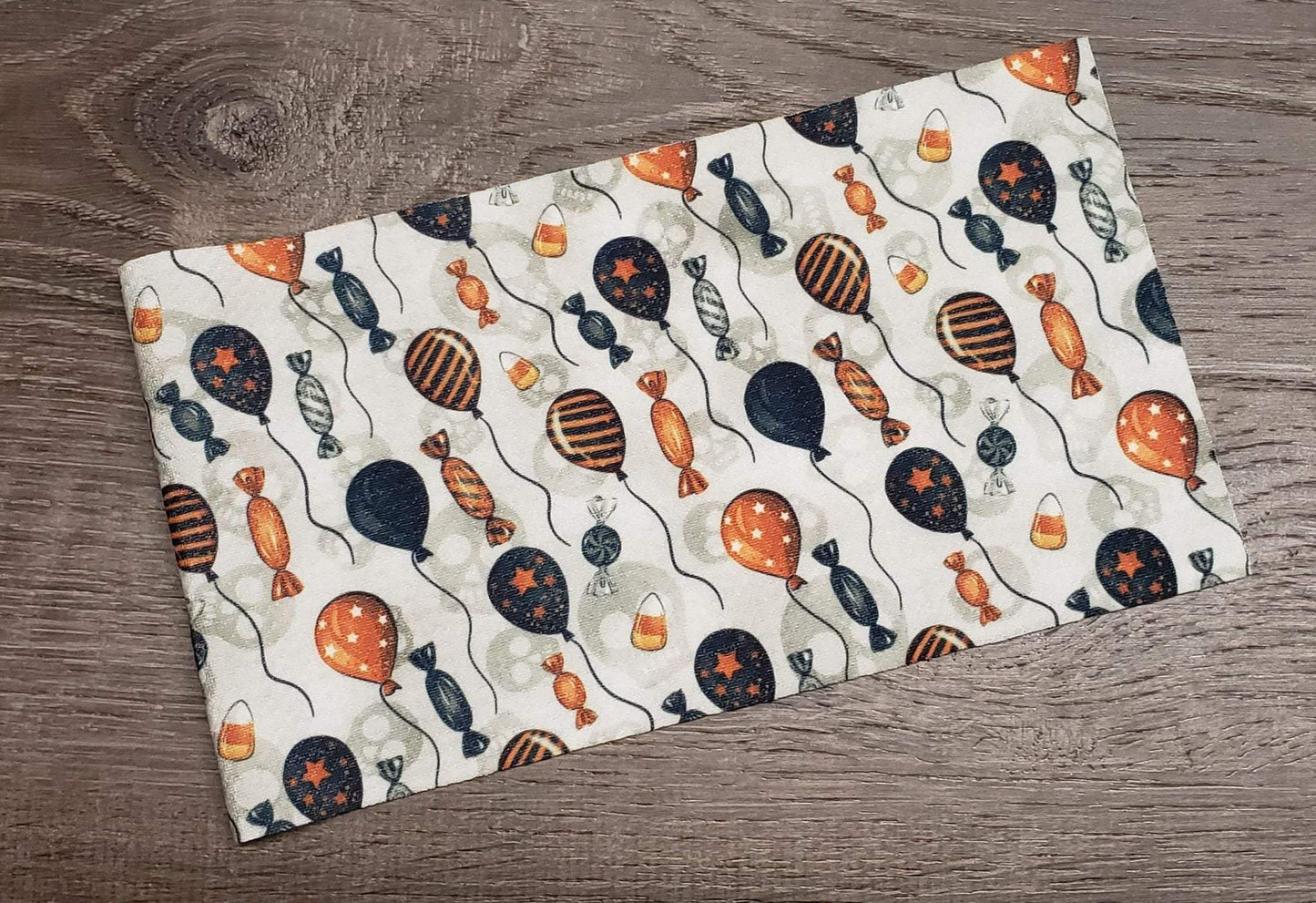 Treats & Balloons Fabric Strip- Bow Making- Headwrap- Scrunchies