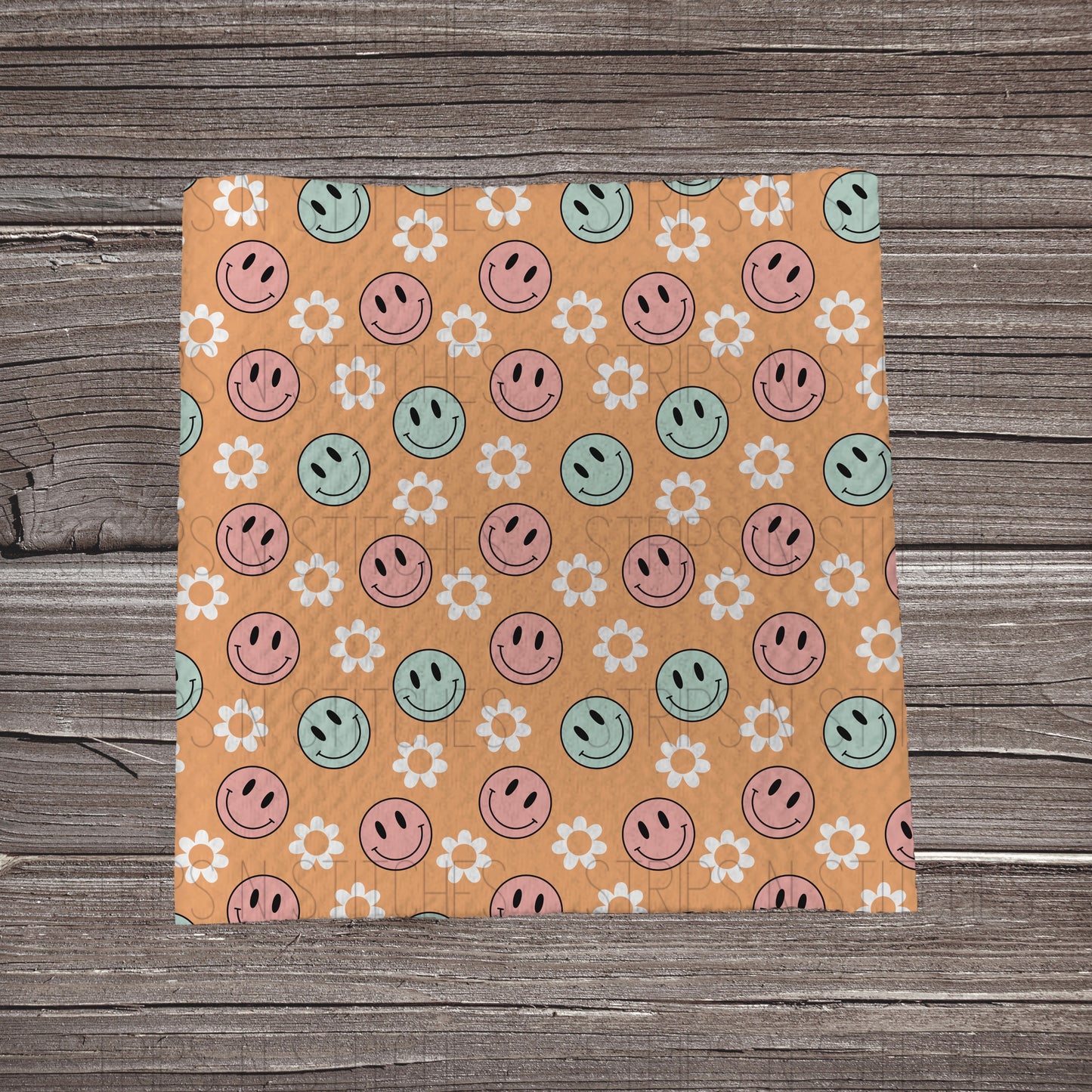 Orange Smiles | Fabric Strip- Bow Making-