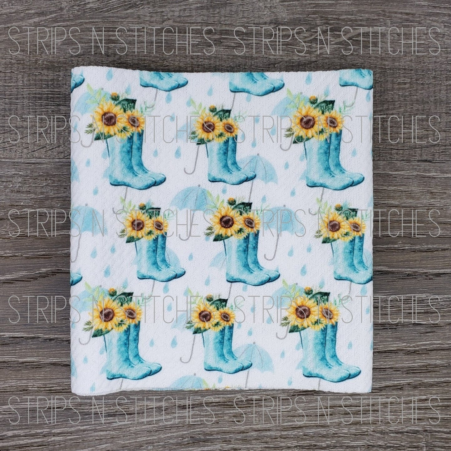 Rain Boots | Fabric Strip- Bow Making- Headwrap- Scrunchies