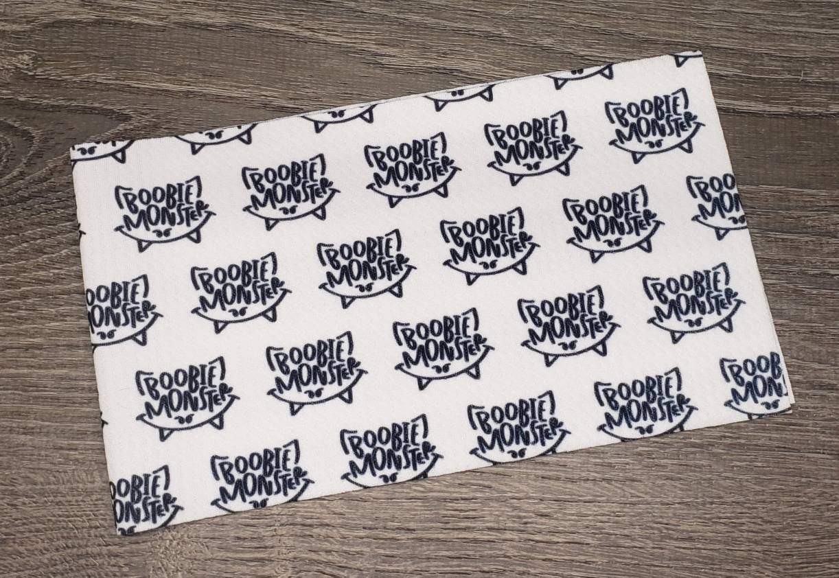 Boobie Monster Fabric Strip- Bow Making- Headwrap- Scrunchies