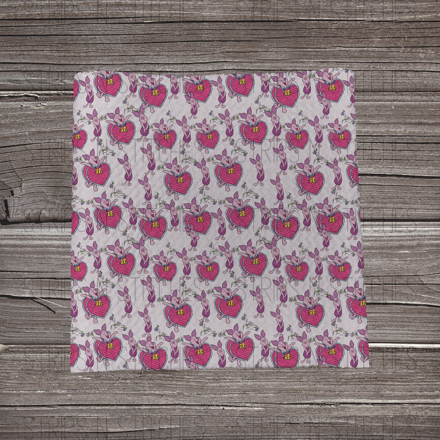 Valentine Piglet | Bow Making | Headwrap | Scrunchies