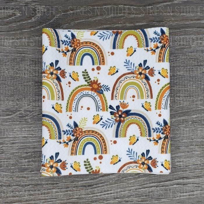 Fall Rainbows | Bullet Fabric Strip | Bow Making | Scrunchie |