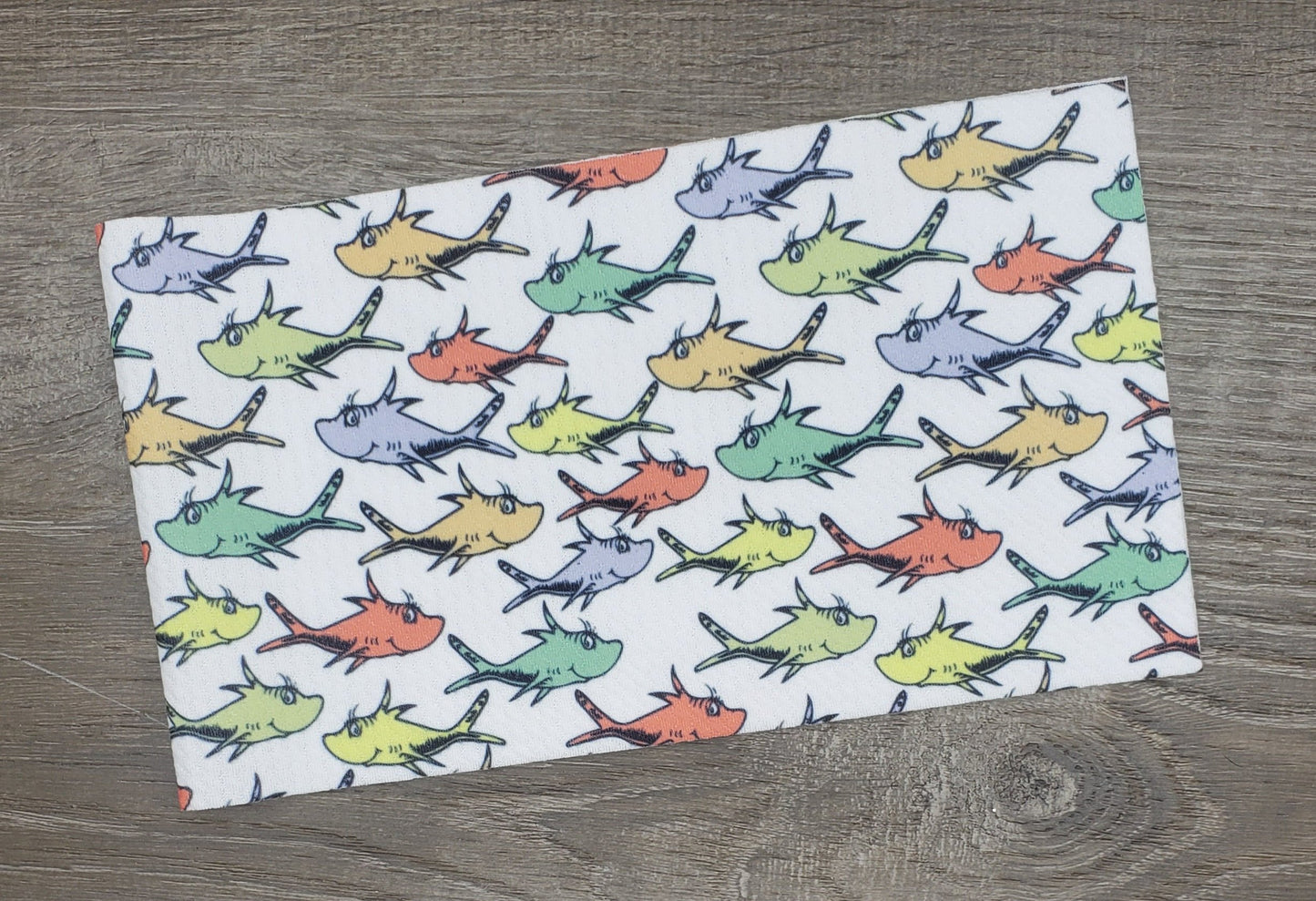 One Fish, Two Fish Fabric Strip- Bow Making- Headwrap- Scrunchies