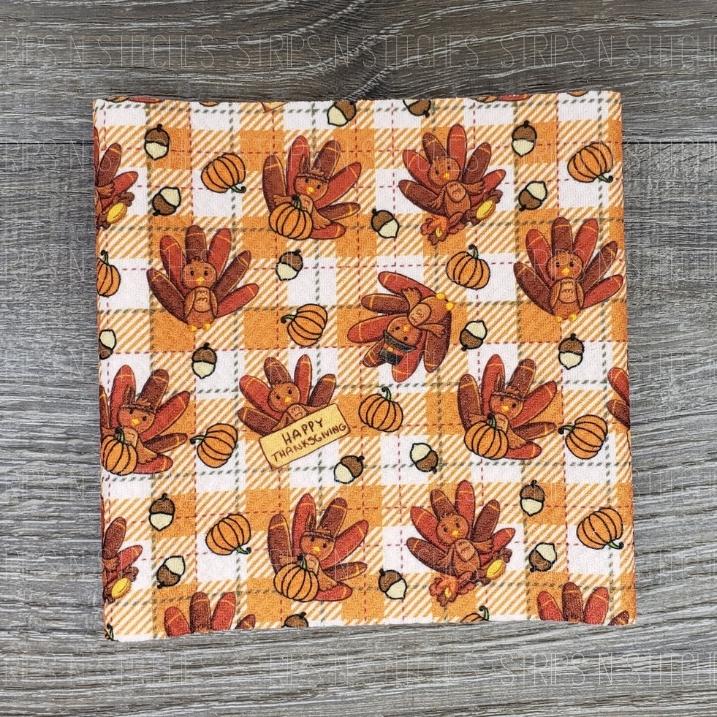 Turkey Plaid | Bow Making- Headwrap- Scrunchies