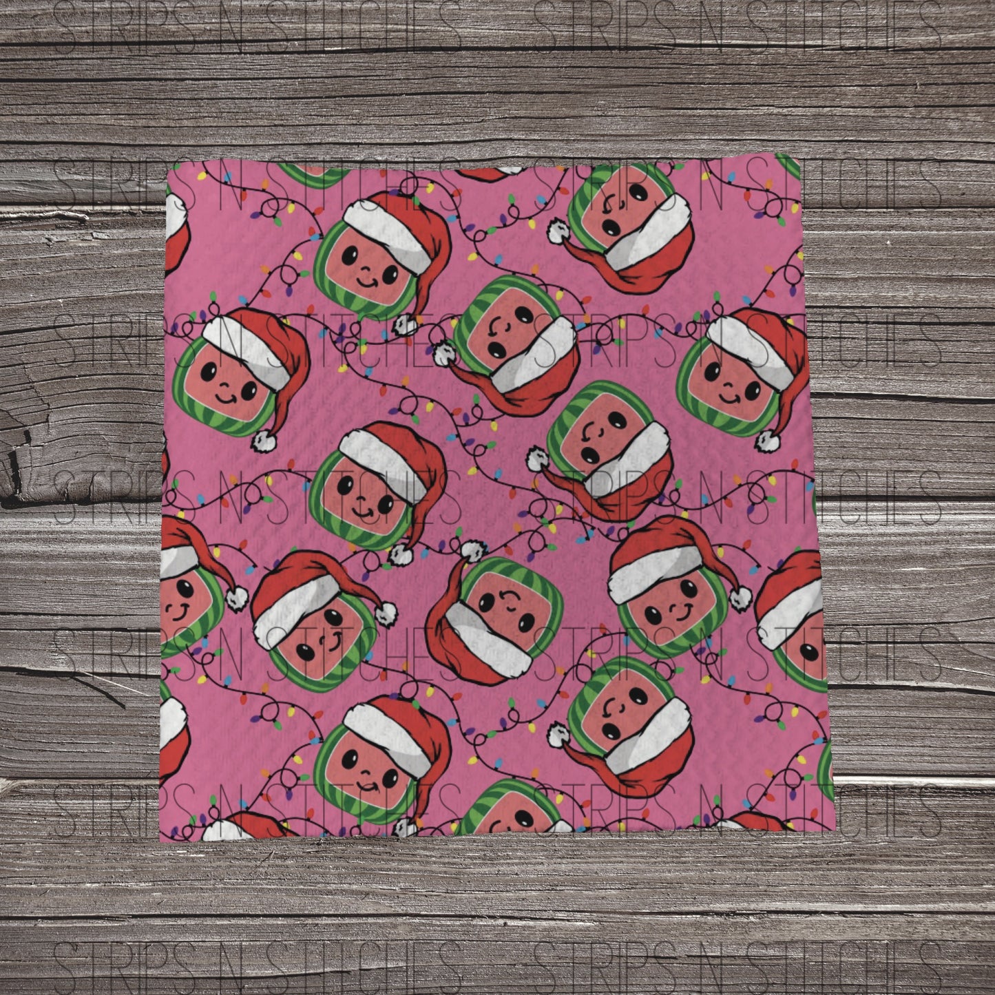 Pink Christmas Coco | Bullet Fabric Strip | Bow Making | Scrunchie |