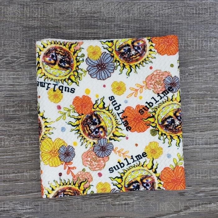 Floral Sublime | Bullet Fabric Strip | Bow Making | Scrunchie |