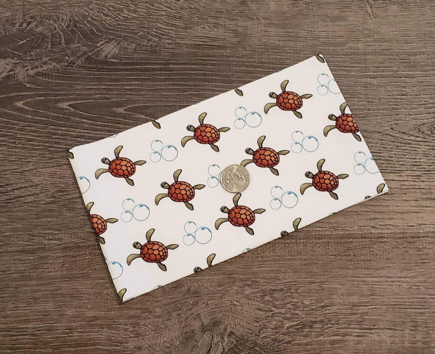 Sea Turtle Fabric Strip- Bow Making- Headwrap- Scrunchies