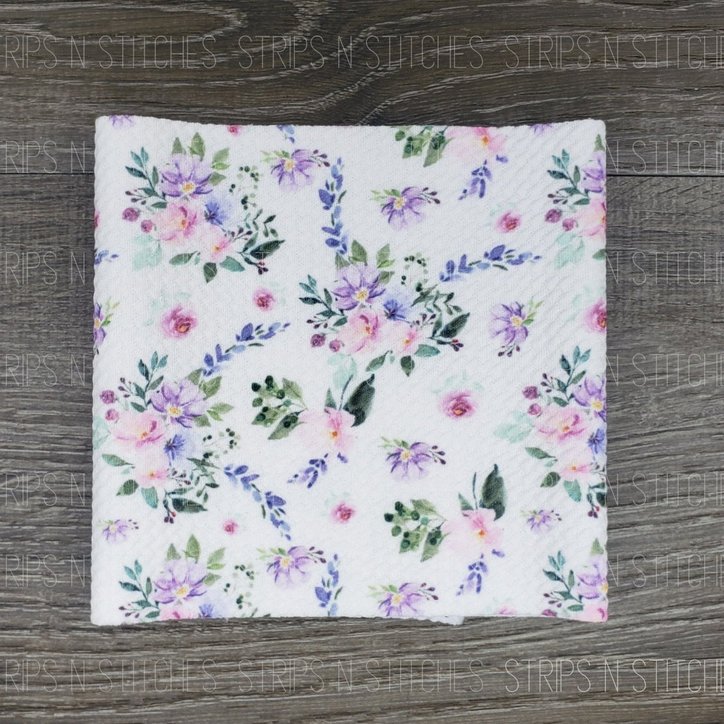 Pink & Purple Watercolor Flowers | Bow Making- Headwrap- Scrunchies