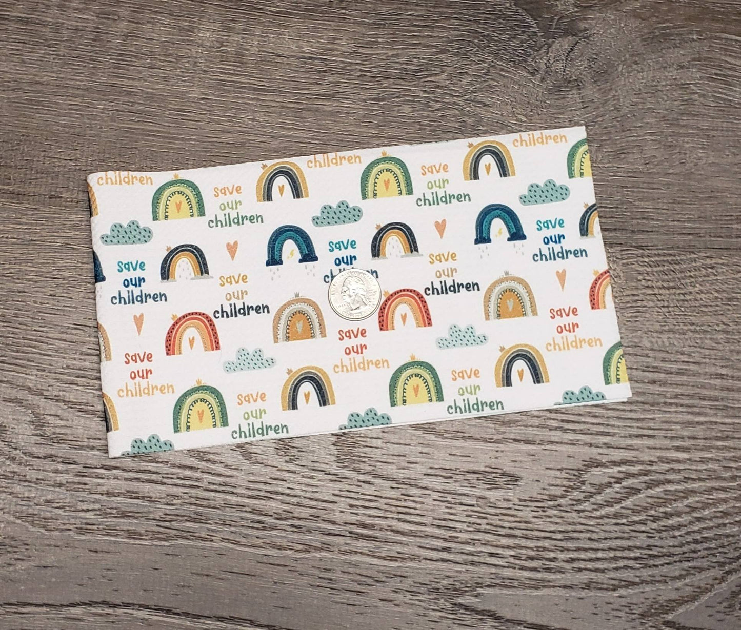 Save Our Children Fabric Strip- Bow Making- Headwrap- Scrunchies