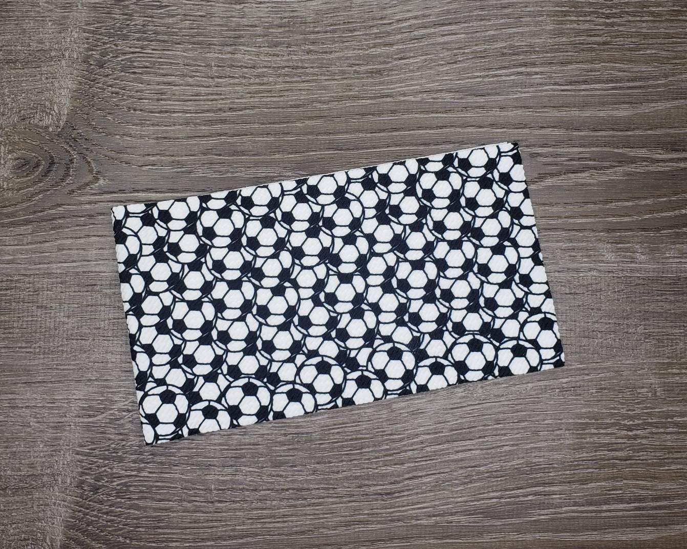 Soccer Scatter Fabric Strip- Bow Making- Headwrap- Scrunchies
