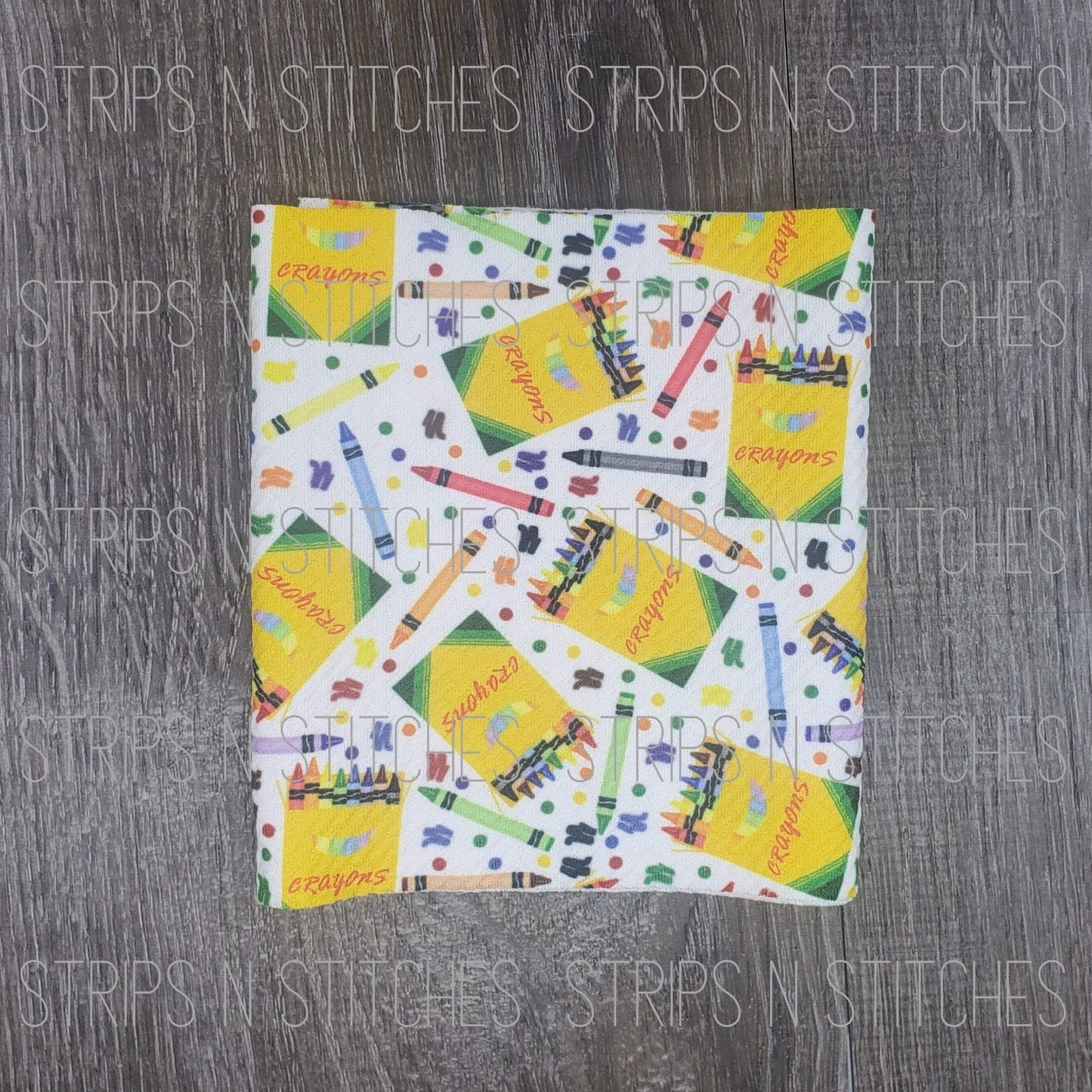 Crayon Boxes | Fabric Strip | Bow Making | Scrunchie | Shop more prints at www.s