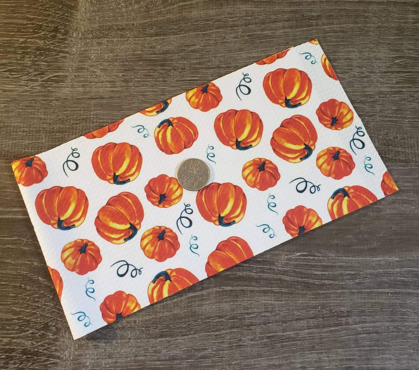 Pumpkin Patch Fabric Strip- Bow Making- Headwrap- Scrunchies