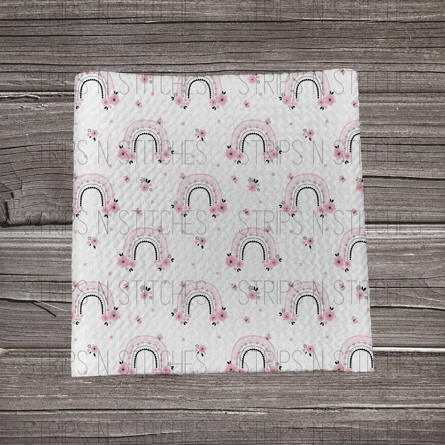 Pink Rainbows | Bullet Fabric Strip | Bow Making | Scrunchie |