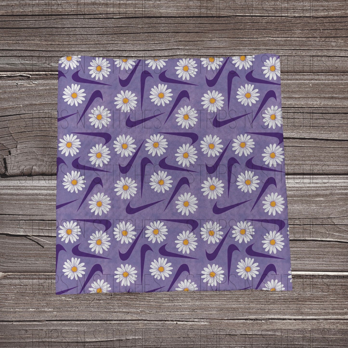 Nike Daisies- Purple | Bow Making | Headwrap | Scrunchies