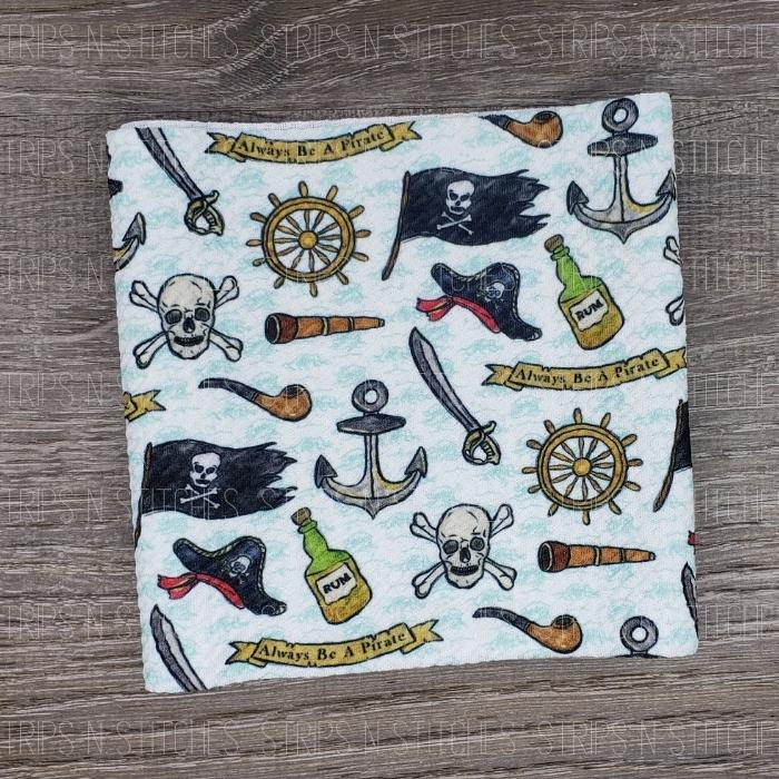 Always Be a Pirate | Bullet Fabric Strip | Bow Making | Scrunchie |