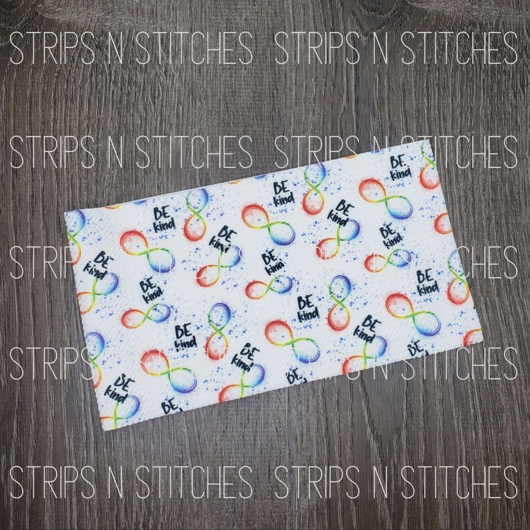 Be Kind Fabric Strip- Bow Making- Headwrap- Scrunchies