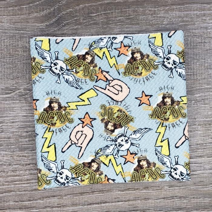 ACDC | Bullet Fabric Strip | Bow Making | Scrunchie |