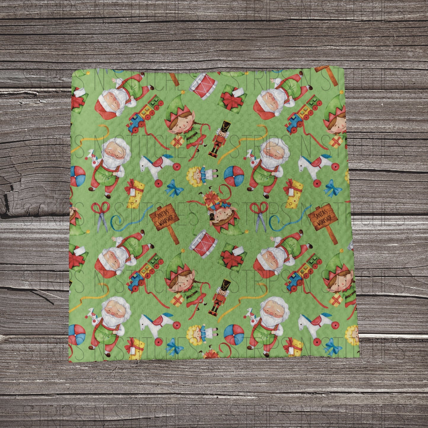 Santa’s Workshop- | Bullet Fabric Strip | Bow Making | Scrunchie |