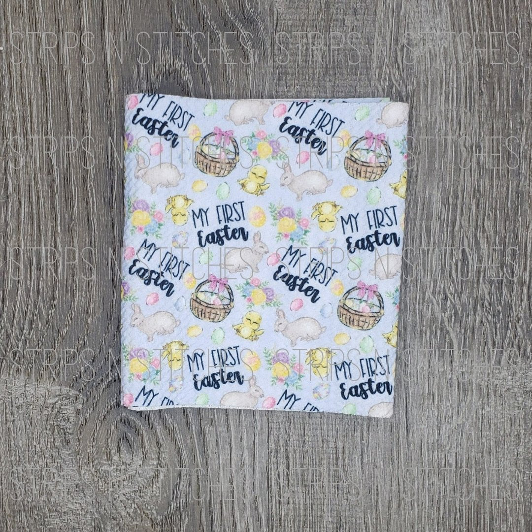 First Easter (light lavender) - Fabric Strip- Bow Making- Headwrap- Scrunchies